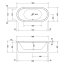 Duravit Starck Oval Wanna wolnostojąca owalna 180x80 cm do zabudowy, biała 700010000000000 - zdjęcie 2