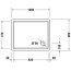 Duravit Starck Slimline Brodzik prostokątny 100x80 cm biały Alpin z powłoką Antislip 720119000000001 - zdjęcie 3