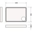 Duravit Starck Slimline Brodzik prostokątny 130x90 cm biały Alpin 720242000000000 - zdjęcie 4