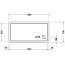 Duravit Starck Slimline Brodzik prostokątny 140x70 cm biały Alpin z powłoką Antislip 720124000000001 - zdjęcie 3