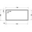Duravit Starck Slimline Brodzik prostokątny 170x80 cm biały Alpin 720239000000000 - zdjęcie 2