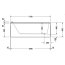 Duravit Starck Wanna prostokątna 170x80 cm do zabudowy lub do obudowy biała 700336000000000 - zdjęcie 3