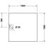 Duravit Stonetto Brodzik kwadratowy 100x100 cm antracyt mat 720167680000000 - zdjęcie 3