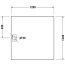 Duravit Stonetto Brodzik kwadratowy 120x120 cm antracyt mat 720169680000000 - zdjęcie 3