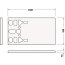 Duravit Stonetto Brodzik prostokątny 120x80 cm antracyt mat 720148680000000 - zdjęcie 5