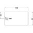 Duravit Stonetto Brodzik prostokątny 140x80 cm beton mat 720217180000000 - zdjęcie 3