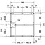 Duravit Stonetto Stelaż do brodzika 100x100 cm z nóżkami 791104000000000 - zdjęcie 2