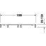 Duravit Stonetto Stelaż do brodzika 100x100 cm z nóżkami 791104000000000 - zdjęcie 3
