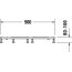 Duravit Stonetto Stelaż do brodzika 90x90 cm z nóżkami 791101000000000 - zdjęcie 3