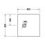 Duravit Sustano Brodzik kwadratowy 80x80 cm biały mat 720269740000000 - zdjęcie 2