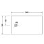 Duravit Sustano Brodzik prostokątny 160x90 cm ciemny szary mat 720285650000000 - zdjęcie 3