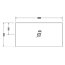 Duravit Sustano Brodzik prostokątny 180x90 cm szary beżowy mat 720289640000000 - zdjęcie 2