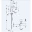 Duravit Tulum Bateria umywalkowa z korkiem 11 cm czarny mat TU1010001046 - zdjęcie 2