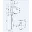 Duravit Tulum Bateria umywalkowa z korkiem 13,5 cm czarny mat TU1020001046 - zdjęcie 2