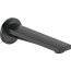 Duravit Tulum Wylewka wannowa 17,1 cm czarny mat TU5240010046 - zdjęcie 1