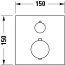 Duravit Universal Bateria prysznicowa termostatyczna podtynkowa chrom TH4200015010 - zdjęcie 3