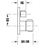 Duravit Universal Bateria prysznicowa termostatyczna podtynkowa czarny mat TH4200015046 - zdjęcie 4