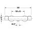 Duravit Universal Bateria prysznicowa termostatyczna natynkowa chrom TH4220000010 - zdjęcie 4