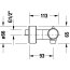 Duravit Universal Bateria prysznicowa termostatyczna natynkowa chrom TH4220000010 - zdjęcie 3
