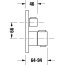 Duravit Universal Bateria wannowo-prysznicowa termostatyczna podtynkowa element zewnętrzny chrom TH4200014010 - zdjęcie 3