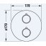 Duravit Universal Bateria wannowo-prysznicowa termostatyczna podtynkowa złoto polerowane TH4200008034 - zdjęcie 4