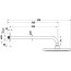 Duravit Universal Deszczownica 23 cm z ramieniem ściennym chrom/biały UV0752002005 - zdjęcie 3