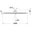 Duravit Universal Deszczownica 30 cm chrom UV0660020010 - zdjęcie 3