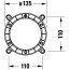 Duravit Universal Element podtynkowy do baterii wannowej wolnostojącej GK5900007000 - zdjęcie 3