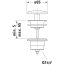 Duravit Universal Korek umywalkowy bez przelewu biały 0050780000 - zdjęcie 2
