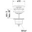 Duravit Universal Korek umywalkowy bez przelewu biały 0050750000 - zdjęcie 3