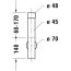 Duravit Universal Syfon umywalkowy ozdobny złoty polerowany 0050363400 - zdjęcie 3