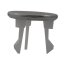 Duravit Universal Zaślepka przelewu chrom 1001070000 - zdjęcie 2