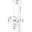 Duravit Universal Zestaw prysznicowy natynkowy chrom UV0762002010 - zdjęcie 3