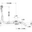 Duravit Universal Syfon wannowy 85 cm chrom 792206000001000 - zdjęcie 3