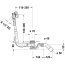 Duravit Universal Syfon wannowy z napełnianiem przez przelew 53 cm chrom 792201000001000 - zdjęcie 3