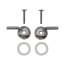 Duravit Universal Mocowania deski WC chrom 0061121000 - zdjęcie 1