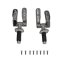 Duravit Universal Mocowania deski WC chrom 0061221000 - zdjęcie 1