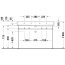 Duravit Vero Air Umywalka nablatowa 120x47 cm z przelewem z otworem na baterię biała z powłoką WonderGliss 23501200271 - zdjęcie 9