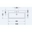Duravit Vero Air Umywalka meblowa 100x47 cm bez otworu na baterię bez przelewu biały Alpin 2350100070 - zdjęcie 2