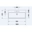 Duravit Vero Air Umywalka meblowa 100x47 cm podwójna bez przelewu biały Alpin 2350100043 - zdjęcie 3