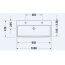 Duravit Vero Air Umywalka meblowa 100x47 cm podwójna bez przelewu biały Alpin 2350100043 - zdjęcie 2
