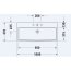 Duravit Vero Air Umywalka meblowa 100x47 cm z otworem na baterię bez przelewu szlifowany spód biały Alpin 2350100071 - zdjęcie 3