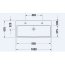 Duravit Vero Air Umywalka meblowa 100x47 cm z otworem na baterię z przelewem biały Alpin z powłoką WonderGliss 23501000001 - zdjęcie 4