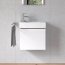 Duravit Vero Air Umywalka meblowa 50x25 cm bateria po lewej stronie biały Alpin z powłoką WonderGliss 07245000091 - zdjęcie 9