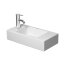 Duravit Vero Air Umywalka meblowa 50x25 cm bateria po lewej stronie biały Alpin z powłoką WonderGliss 07245000091 - zdjęcie 6