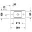 Duravit Vero Air Umywalka meblowa 50x25 cm biały Alpin 0724500000 - zdjęcie 3
