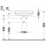Duravit Vero Air Umywalka wpuszczana w blat 55x45,5 cm bez otworu na baterię biały Alpin 0383550060 - zdjęcie 3