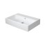 Duravit Vero Air Umywalka meblowa 70x47 cm bez otworu na baterię z przelewem biały Alpin 2350700028 - zdjęcie 1