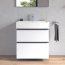 Duravit Vero Air Umywalka meblowa 70x47 cm z otworem na baterię z przelewem biały Alpin 2350700000 - zdjęcie 8