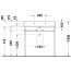 Duravit Vero Air Umywalka meblowa 80x47 cm z otworem na baterię z przelewem szlifowany spód biały Alpin 2350800027 - zdjęcie 4